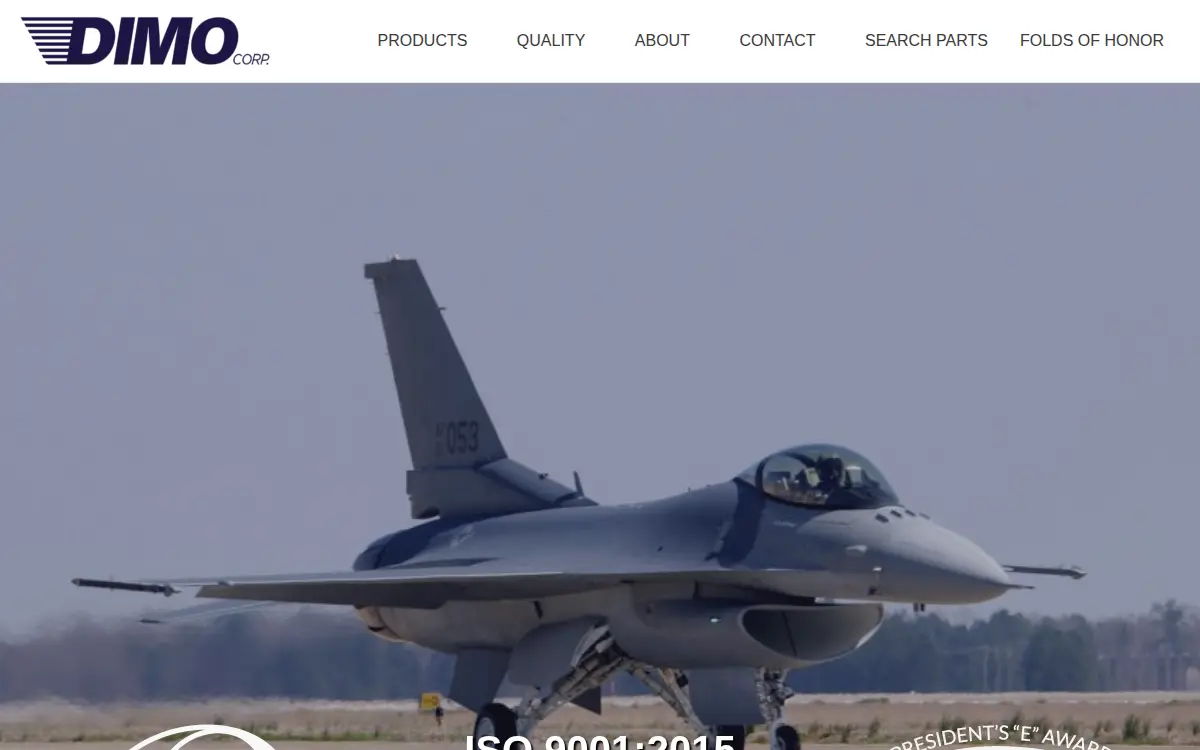 Homepage of Dimo CORP