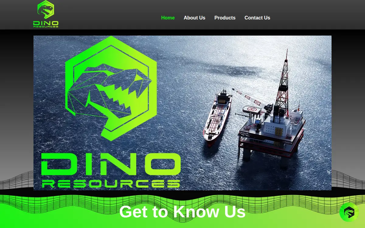 Homepage of Dino Resources, LLC