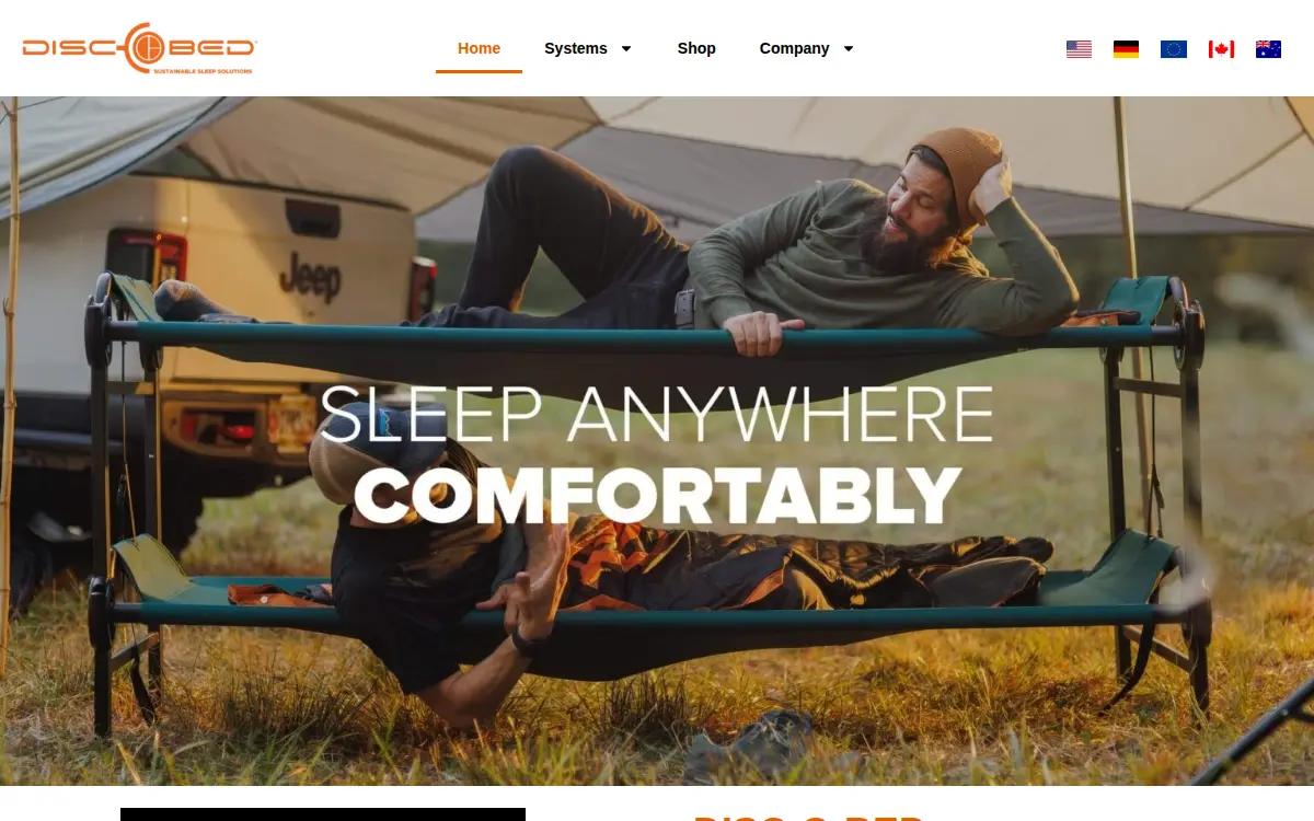 Homepage of Disc-o-bed LP