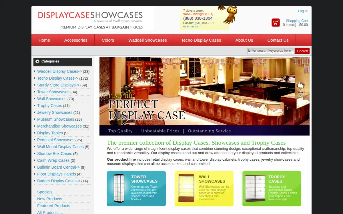 Homepage of Wolf Promo Products