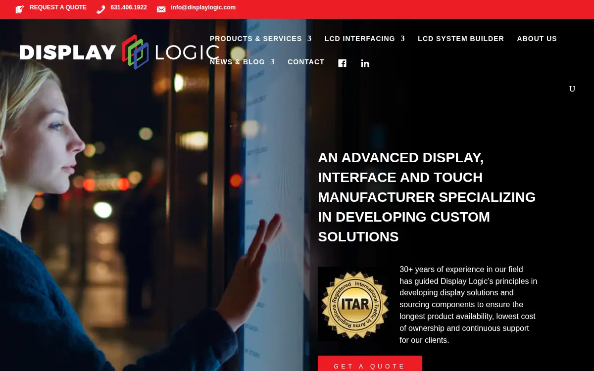 Homepage of Display Logic USA INC