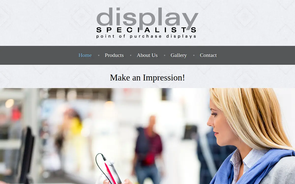 Homepage of Display Specialists, CORP.