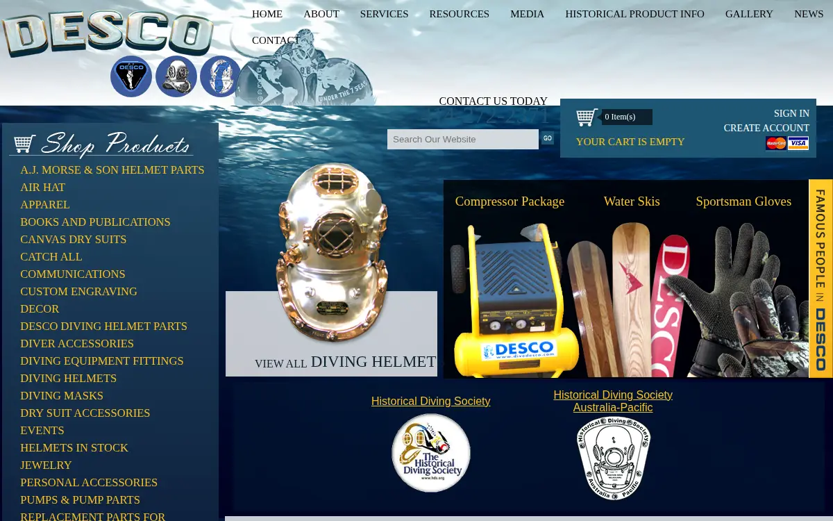 Homepage of Desco CORP