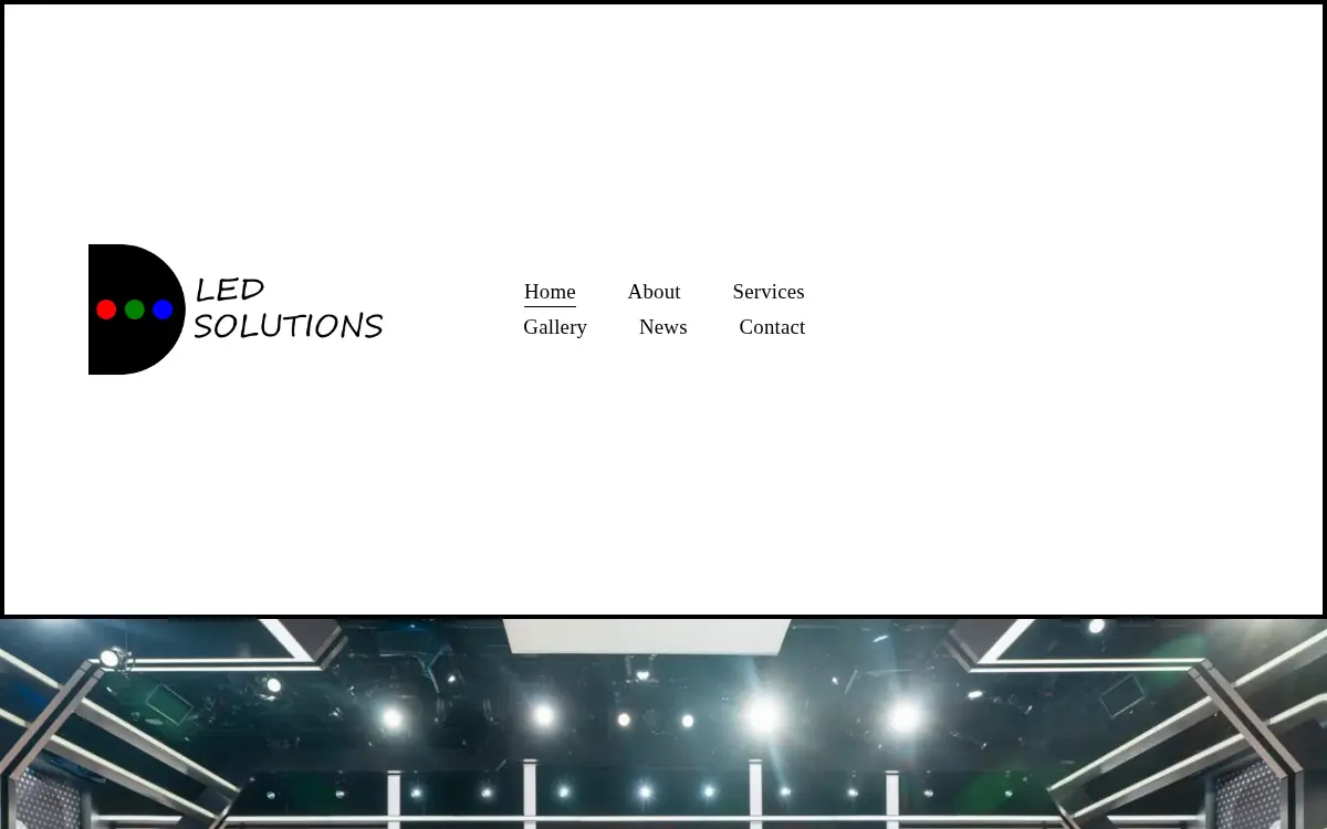 Homepage of Durant Led Solutions, LLC