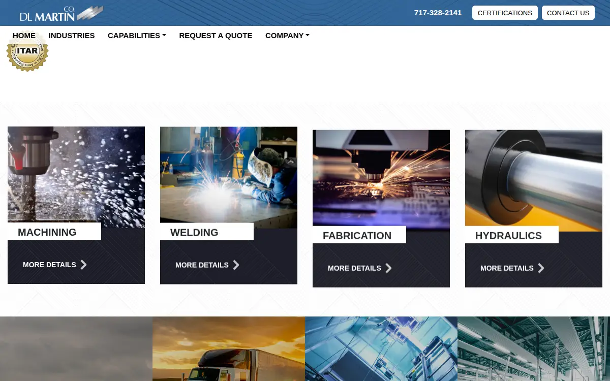 Homepage of Dlm East INC