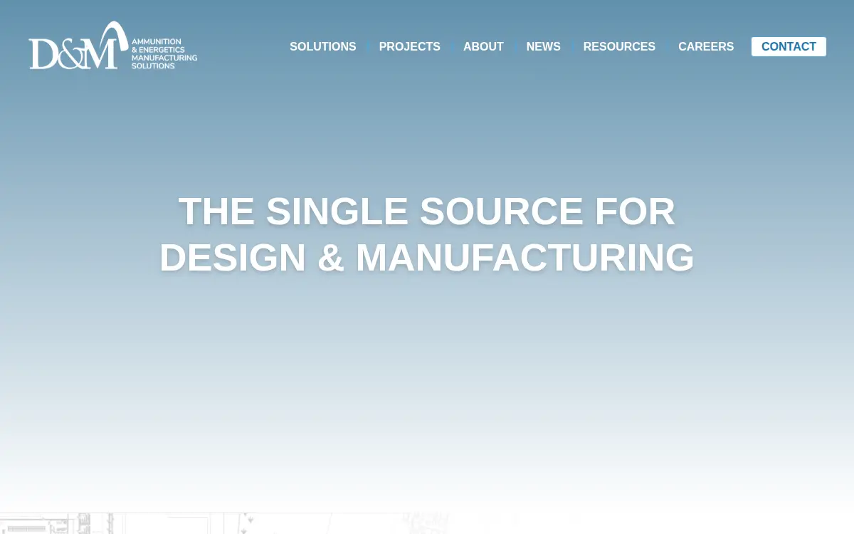 Homepage of Design & Manufacturing Holding CO INC