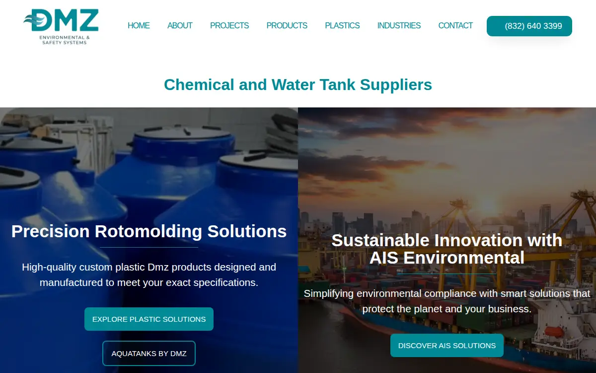 Homepage of Dmz Environmental and Safety Systems, LTD CO