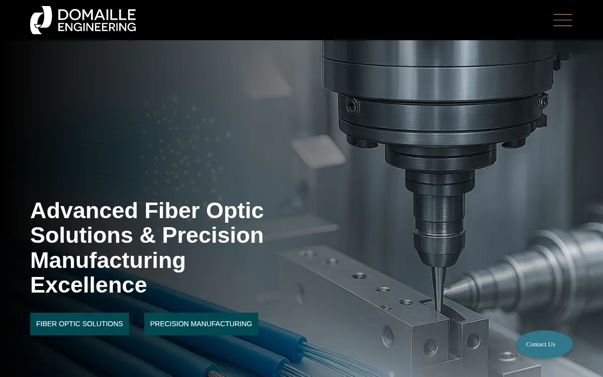 Homepage of Domaille Engineering, LLC