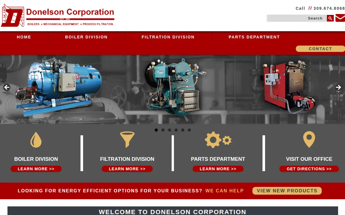 Homepage of Donelson CORP