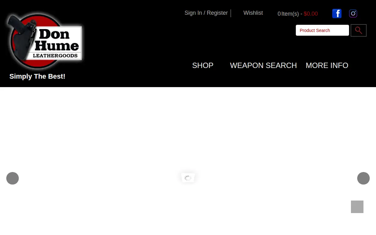 Homepage of The Don Hume Company, L.l.c.