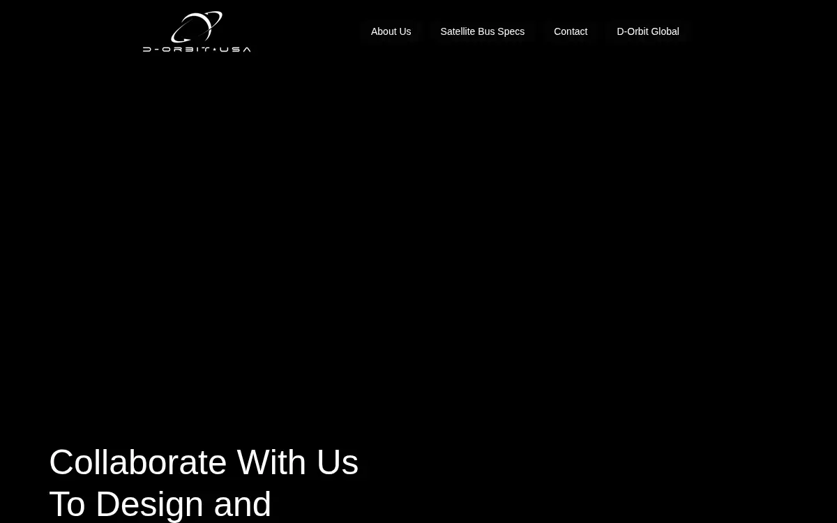 Homepage of D-orbit Space, INC.