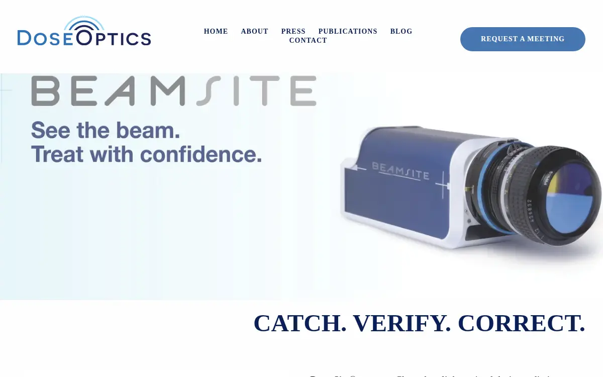 Homepage of Doseoptics LLC