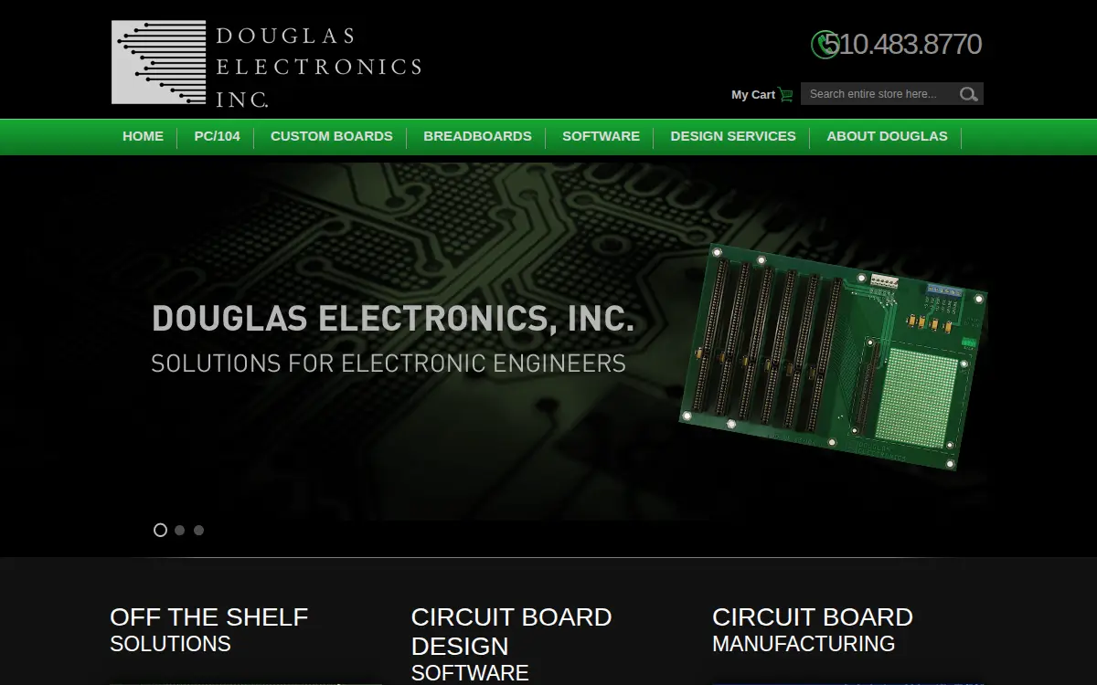 Homepage of Douglas Electronics, INC.