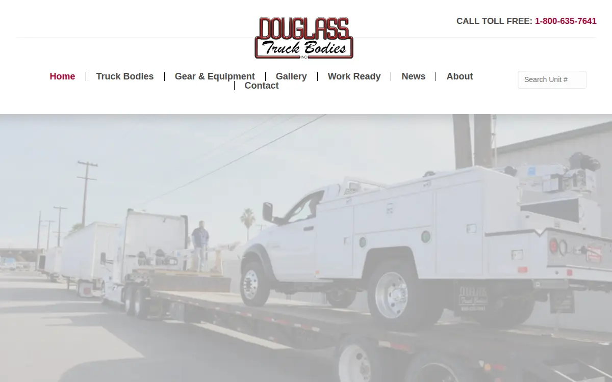 Homepage of Douglass Truck Bodies INC