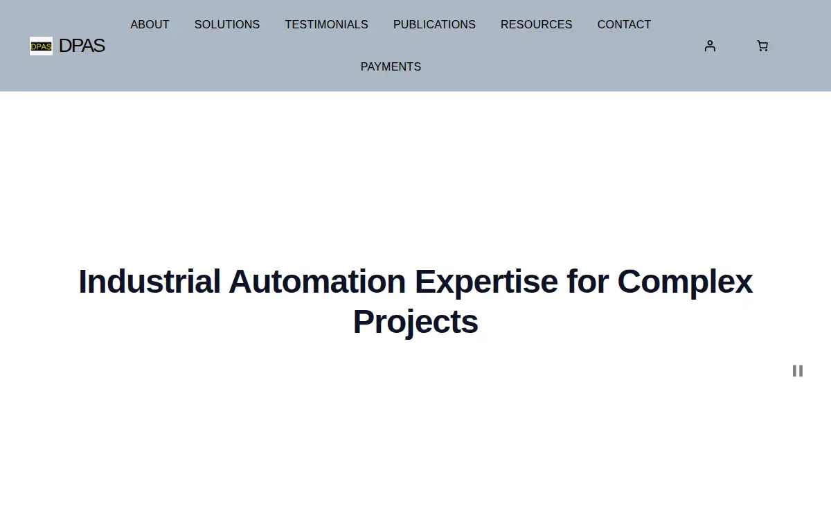 Homepage of Dixon Process Automation Services, INC.
