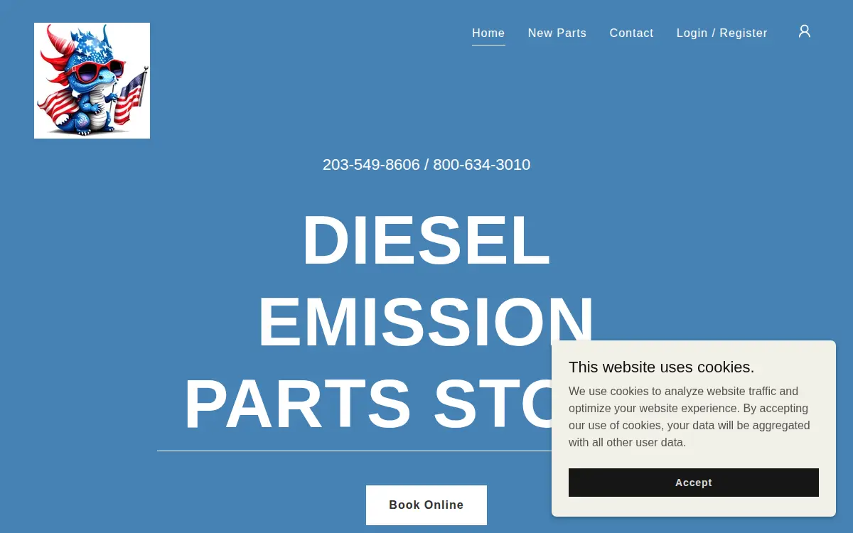 Homepage of Dpf Regeneration.com LLC