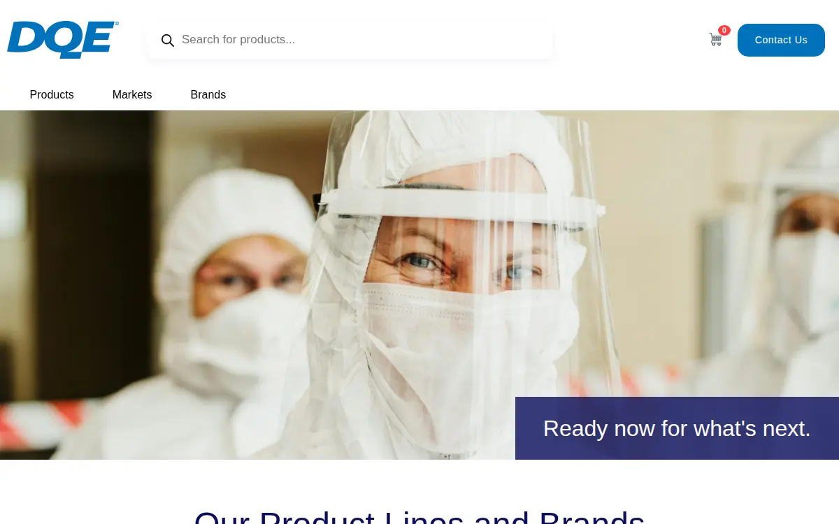 Homepage of Dqe INC.