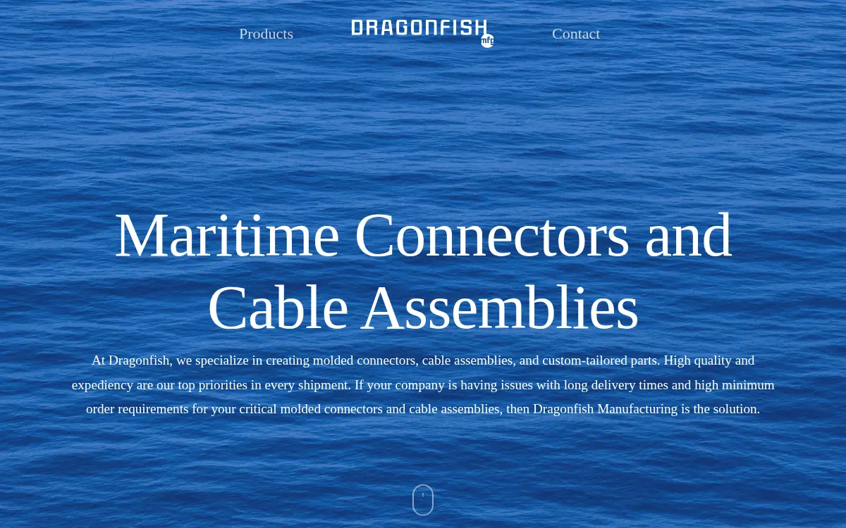 Homepage of Dragonfish Manufacturing LLC