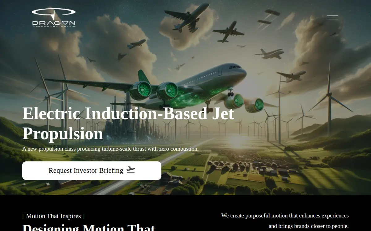 Homepage of Dragon Transport Group LTD