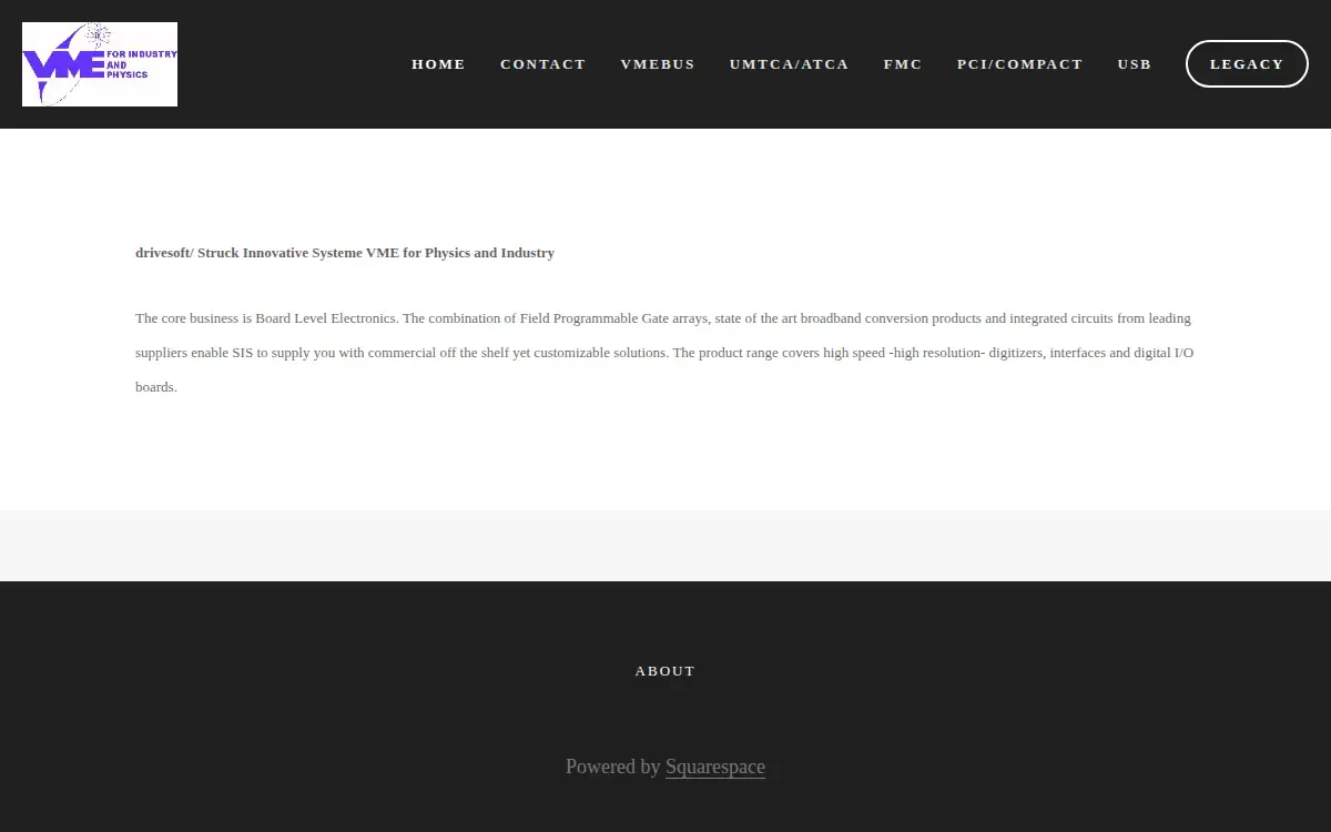 Homepage of Drivesoft, LLC