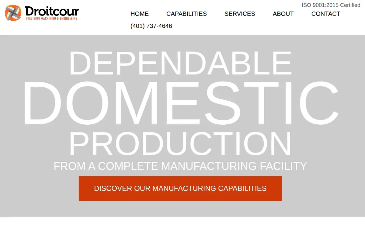 Homepage of Droitcour CO