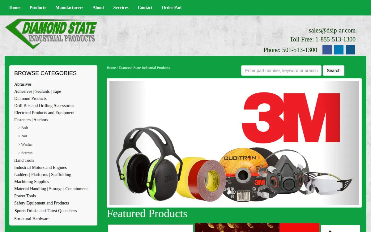 Homepage of Ez Roll Products Incorporated