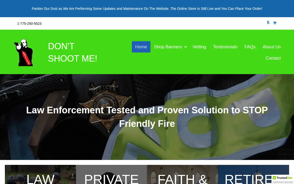 Homepage of Dsm Safety Products INC