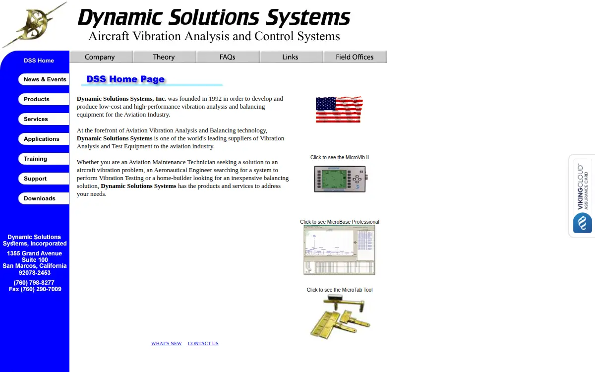Homepage of Dynamic Solutions Systems, INC.