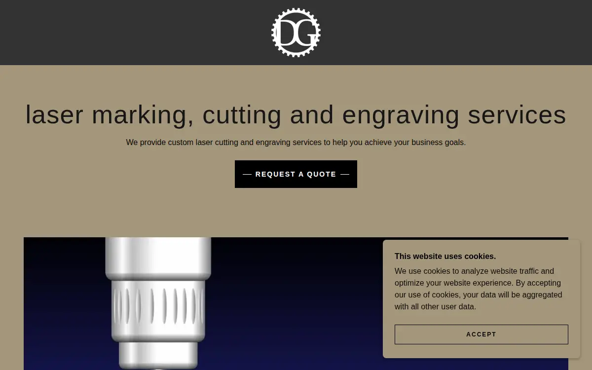 Homepage of Duco Gear LLC