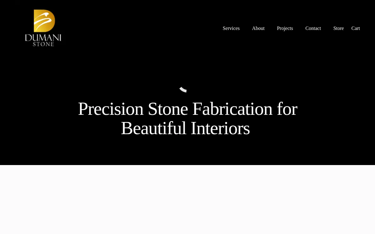 Homepage of Dumani Stone LLC