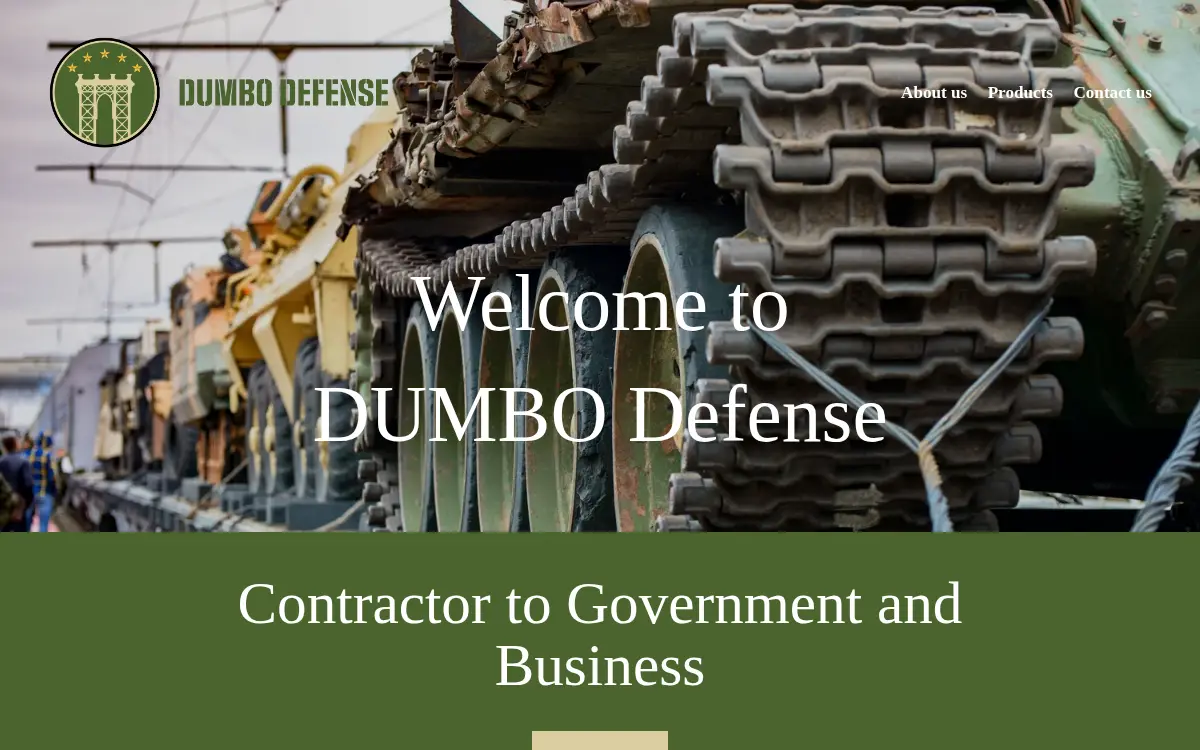 Homepage of Dumbo Defense INC