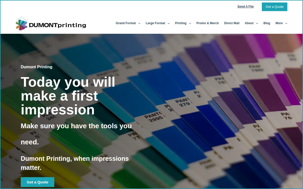 Homepage of Dumont Printing INC