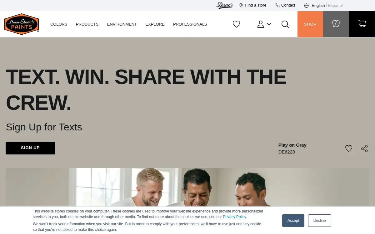 Homepage of Dunn-edwards CORP