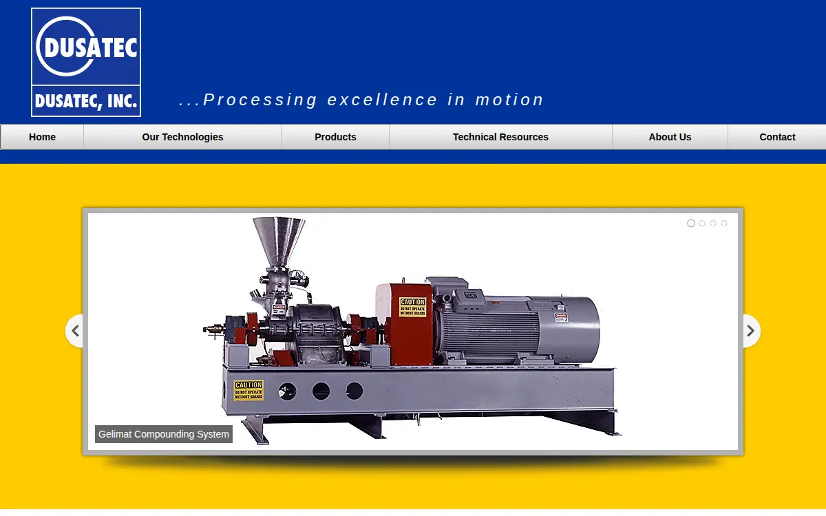 Homepage of Dusatec INC