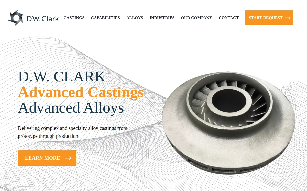 Homepage of D. W. Clark, INC