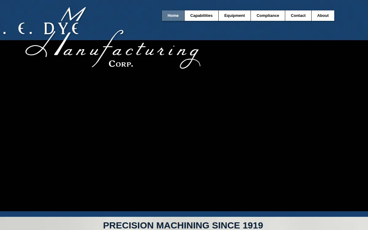 Homepage of R E Dye Manufacturing CORP