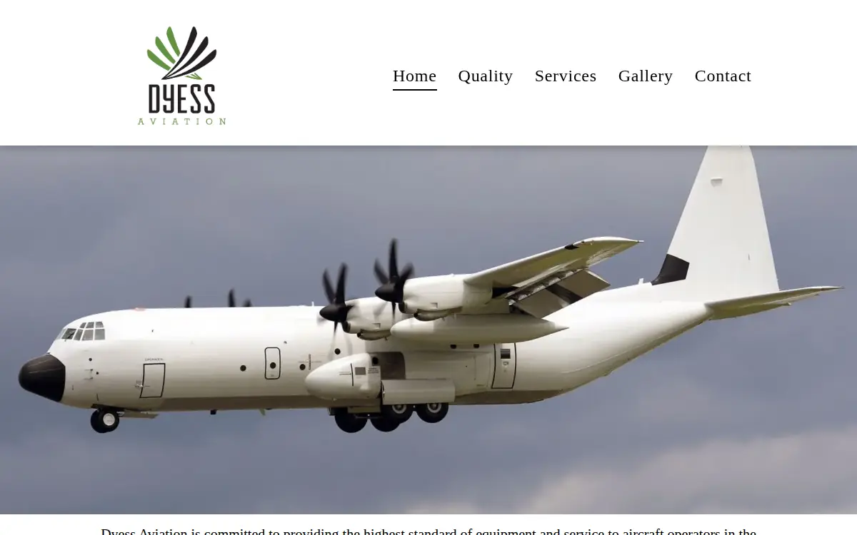 Homepage of Dyess Aviation INC