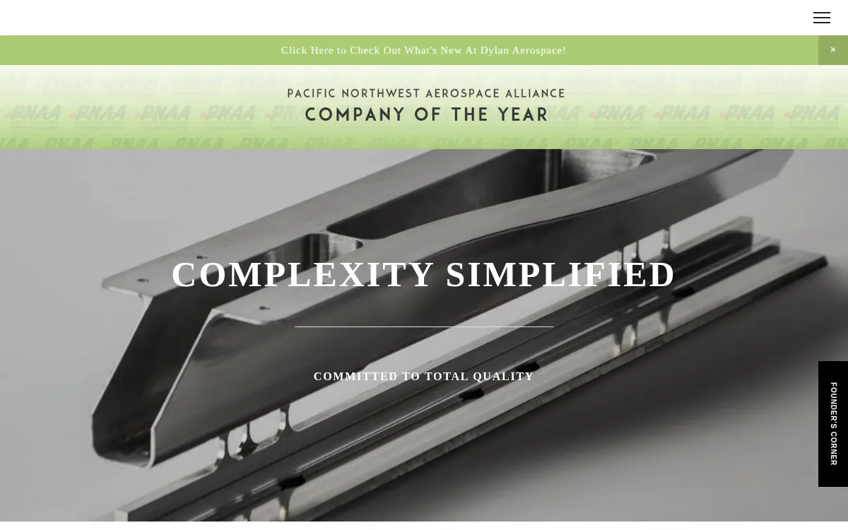 Homepage of Dylan Manufacturing, INC