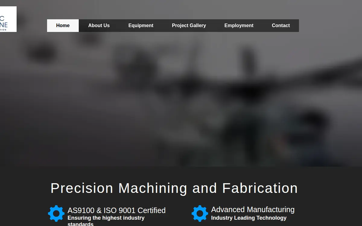 Homepage of Dynamic Machine & Fabrication CORP