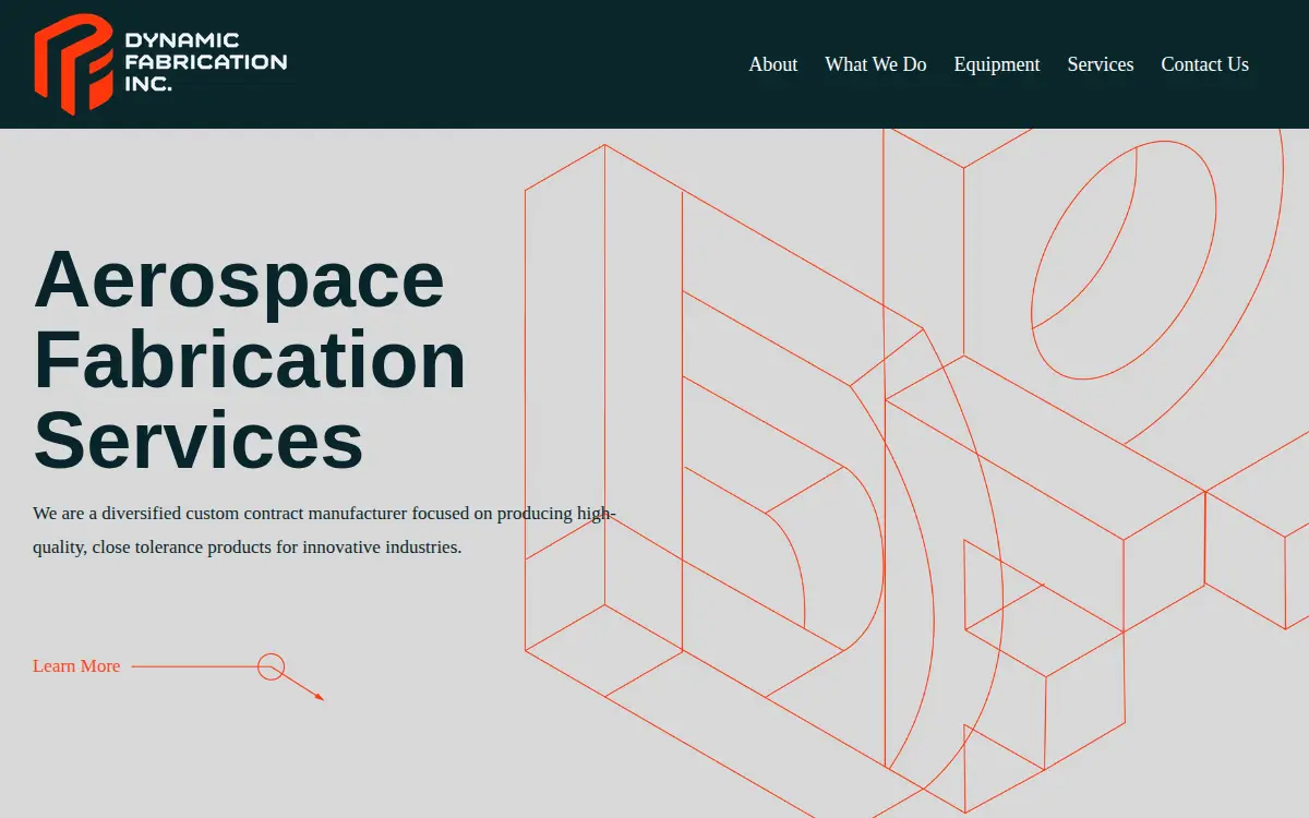 Homepage of Dynamic Fabrication INC