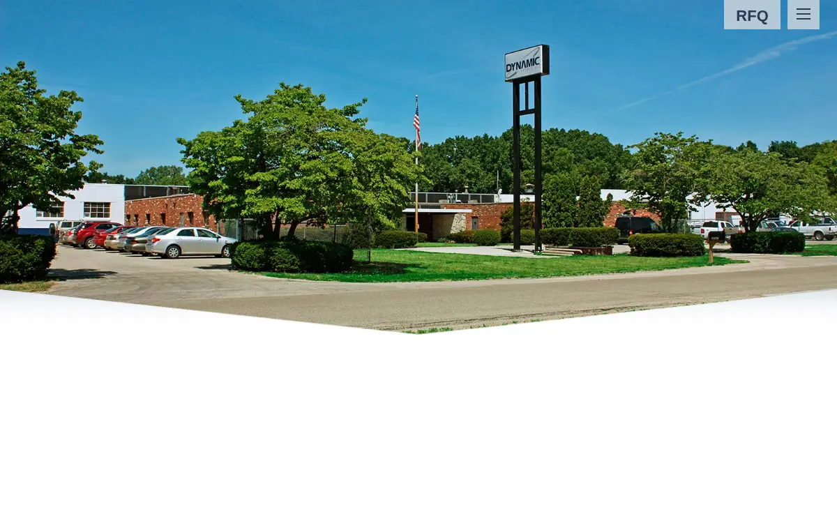 Homepage of Dynamic Metals, LLC