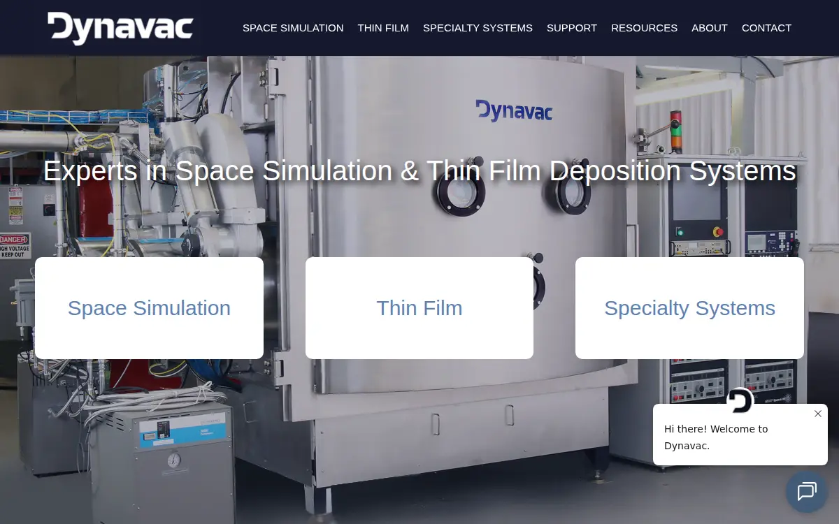 Homepage of Vacuum Technology Associates, INC