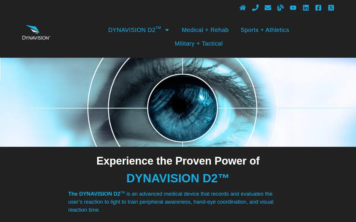 Homepage of Dynavision Global Holdings, LLC