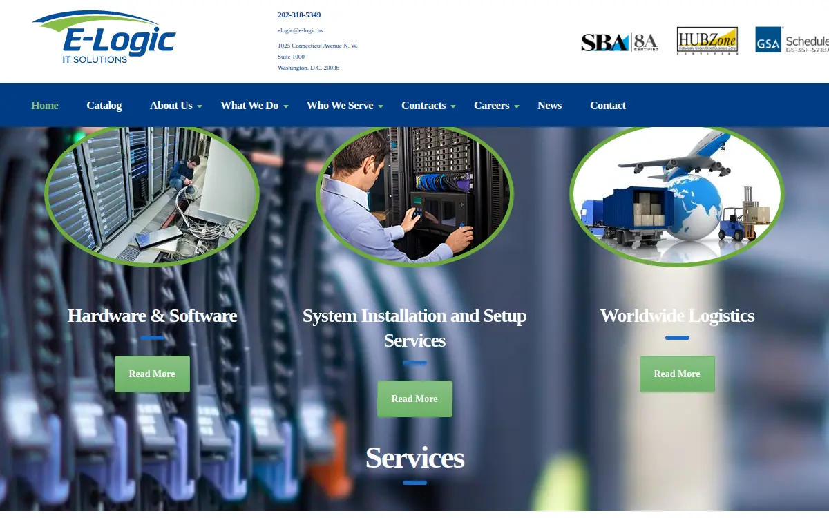 Homepage of E-logic, INC.