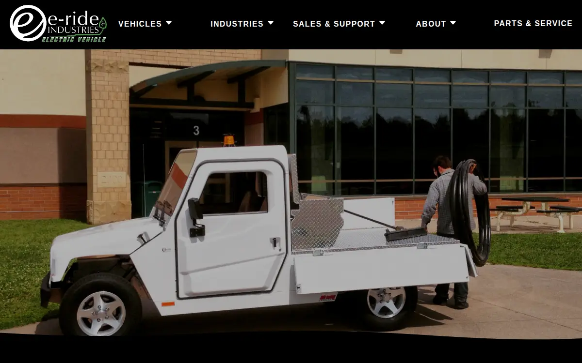 Homepage of E-suv LLC