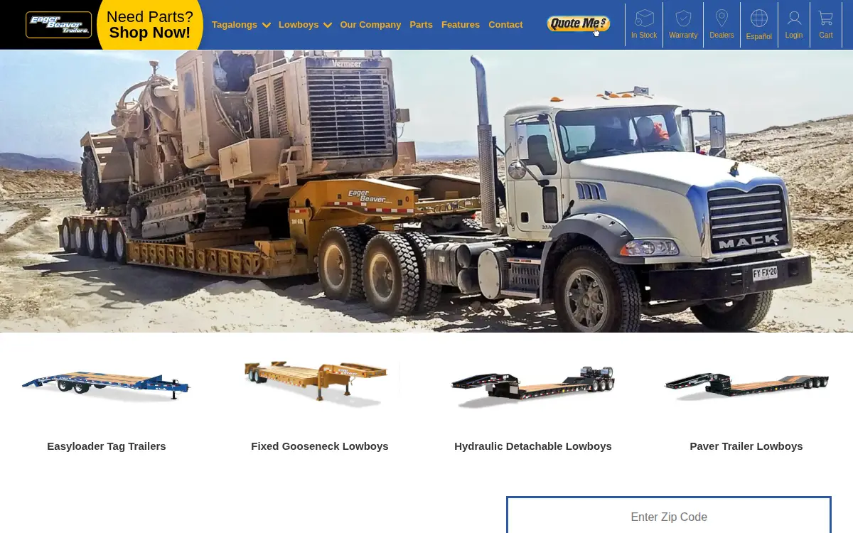 Homepage of General Engines Company, Incorporated