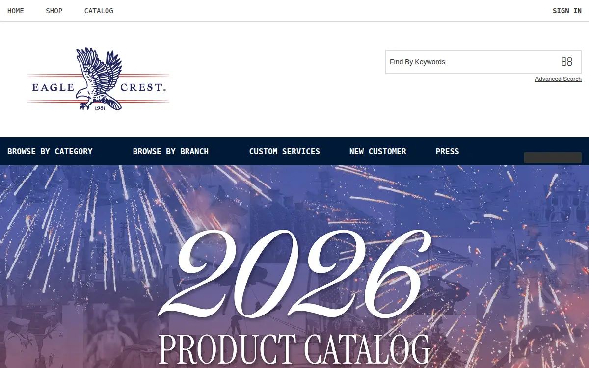 Homepage of Eagle Crest, INC.