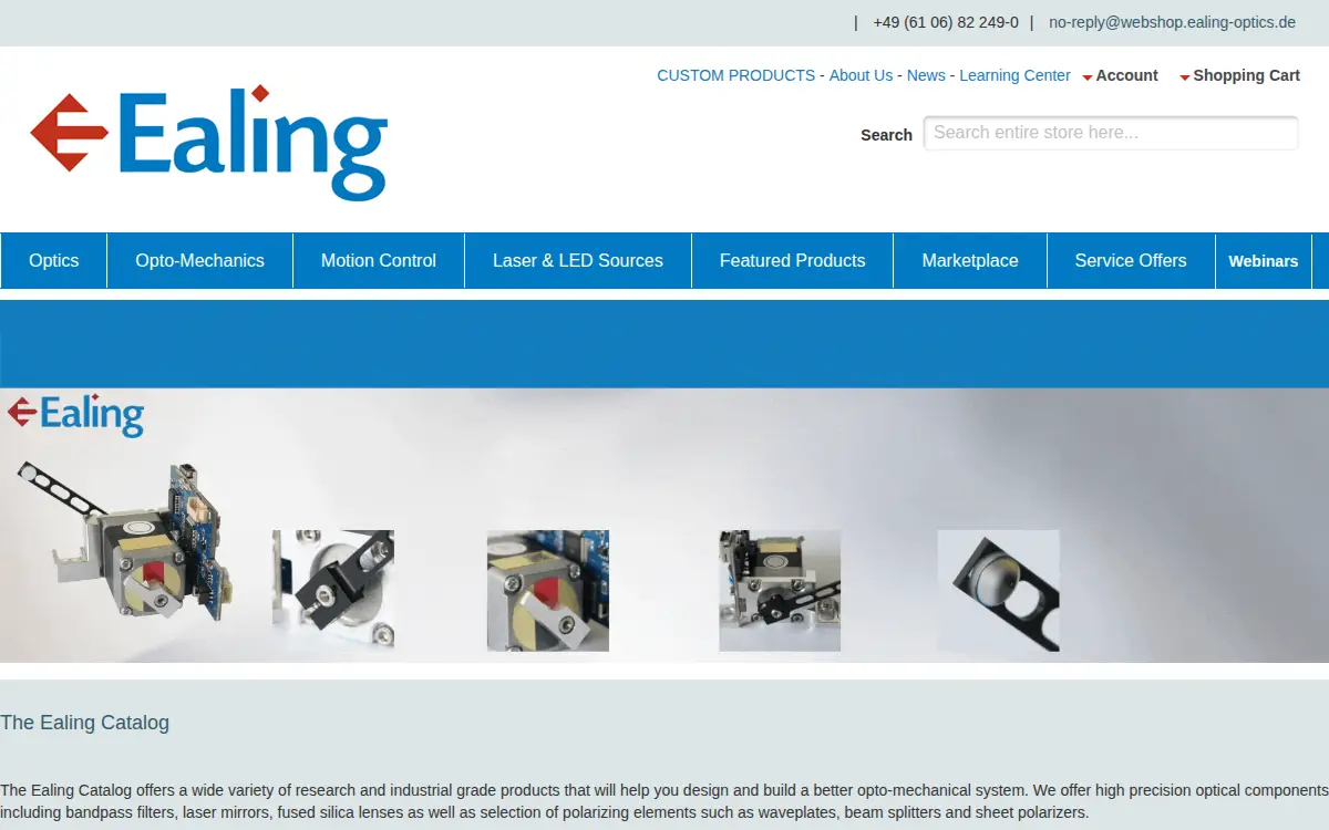 Homepage of Hyland Optical Technologies CORP.