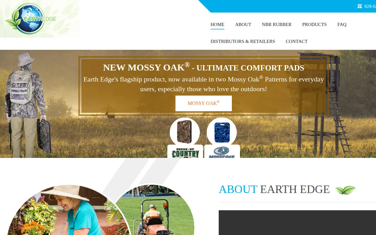 Homepage of Earth Edge LLC