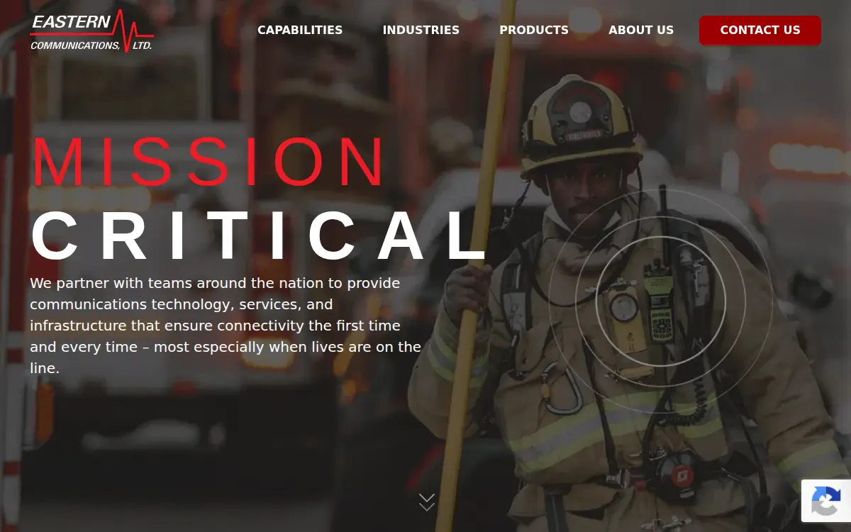 Homepage of Eastern Communications LTD LLC